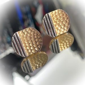 💕Beautiful Vintage 2 Tone Cufflinks💕